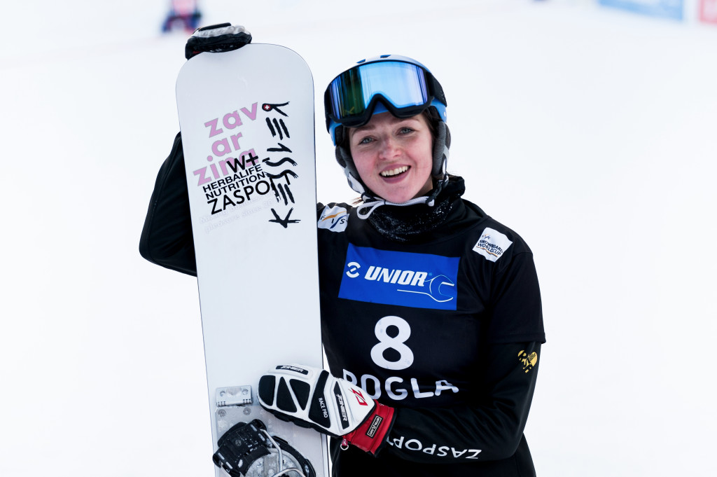 FIS Snowboard World Cup - Rogla SLO - PGS - ZAVARZINA Alena RUS © Miha Matavz/FIS
