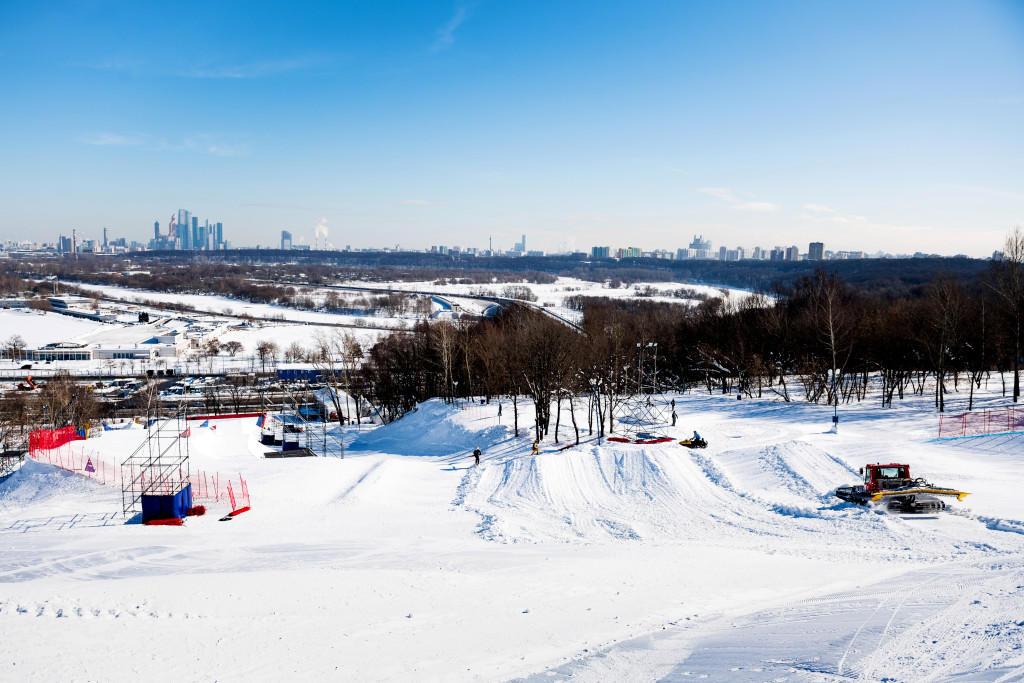 FIS Snowboard World Cup - Moscow RUS - SBX - Course overview © Miha Matavz/FIS