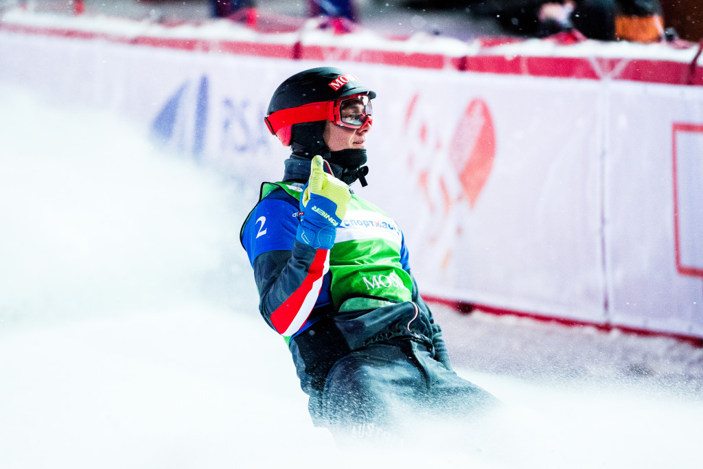 FIS Snowboard World Cup - Moscow RUS - SBX - HAEMMERLE Alessandro AUT in Green © Miha Matavz/FIS